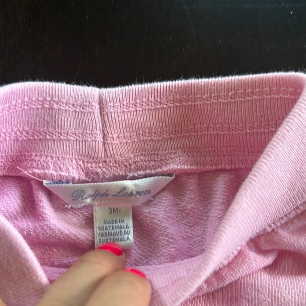 Ralph Lauren Pink Joggers Soft and Relaxed Fit